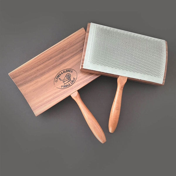 Clemes & Clemes Curved Back Wool Hand Carders - The Woolery