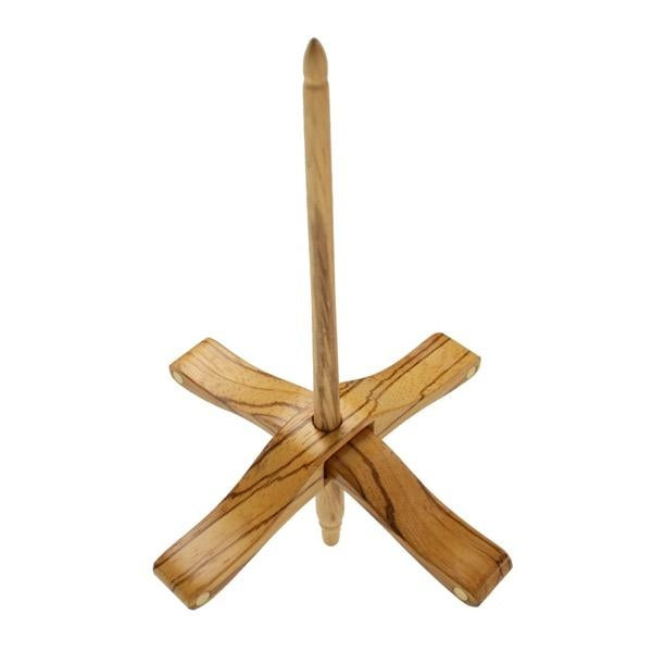 IST Crafts Turkish Spindle - Zebrawood - The Woolery