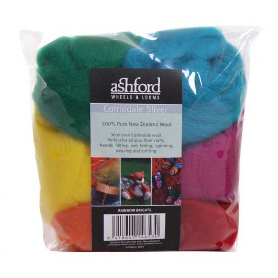Ashford Corriedale Wool Felting Pack - The Woolery
