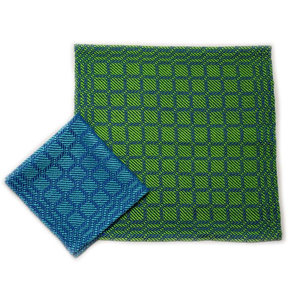 DJE Handwovens Blocks Rock Napkin Kit - The Woolery