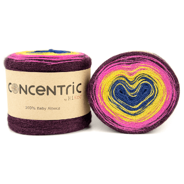 Hikoo Concentric Baby Alpaca Yarn - The Woolery