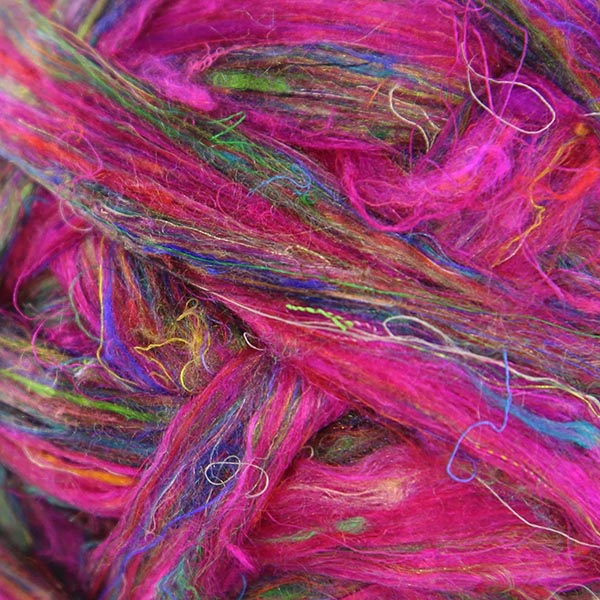 Rosie's Sari Silk Roving - The Woolery