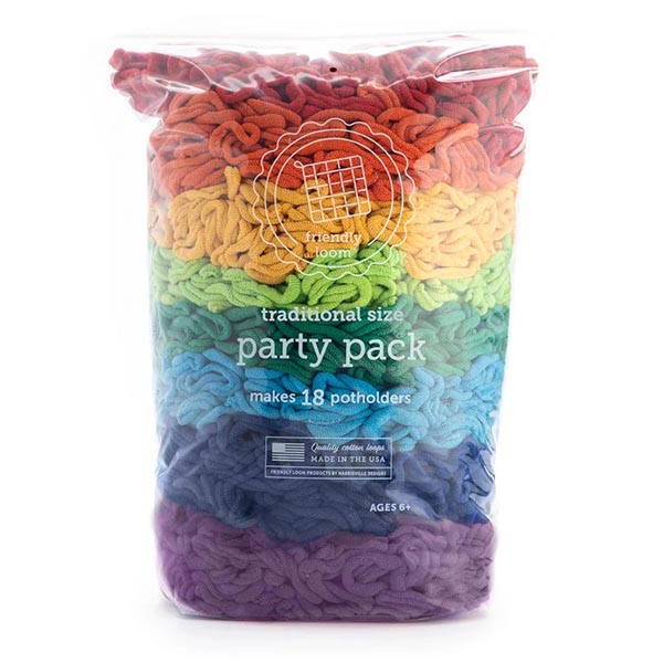 Friendly Loom Traditional Size Loops - Party Pack - The Woolery