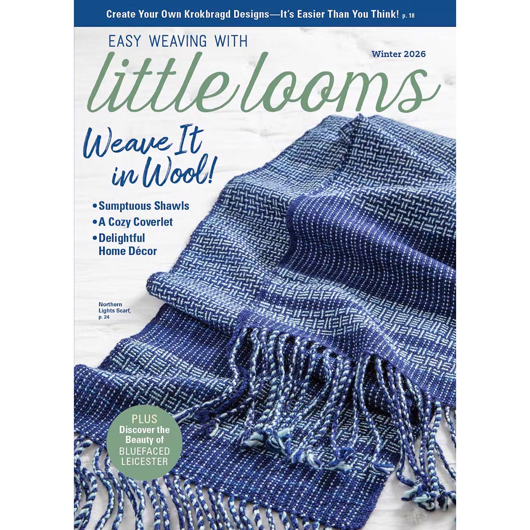 Easy Weaving with Little Looms Winter 2026 - Cover