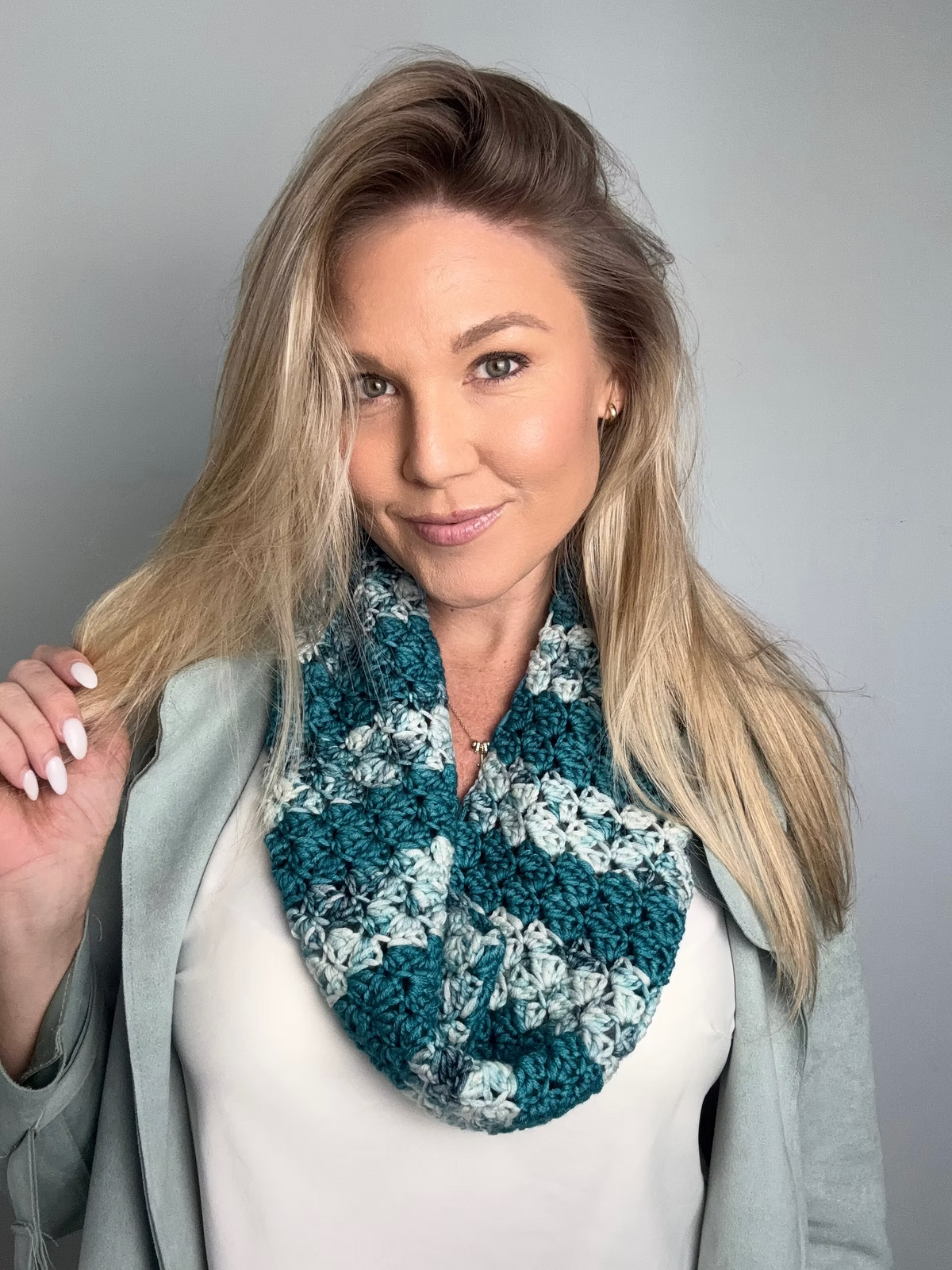 Coastal Haze Cowl Crochet Kit