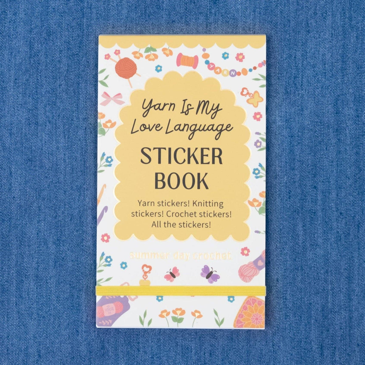 Yarn is My Love Language Sticker Book