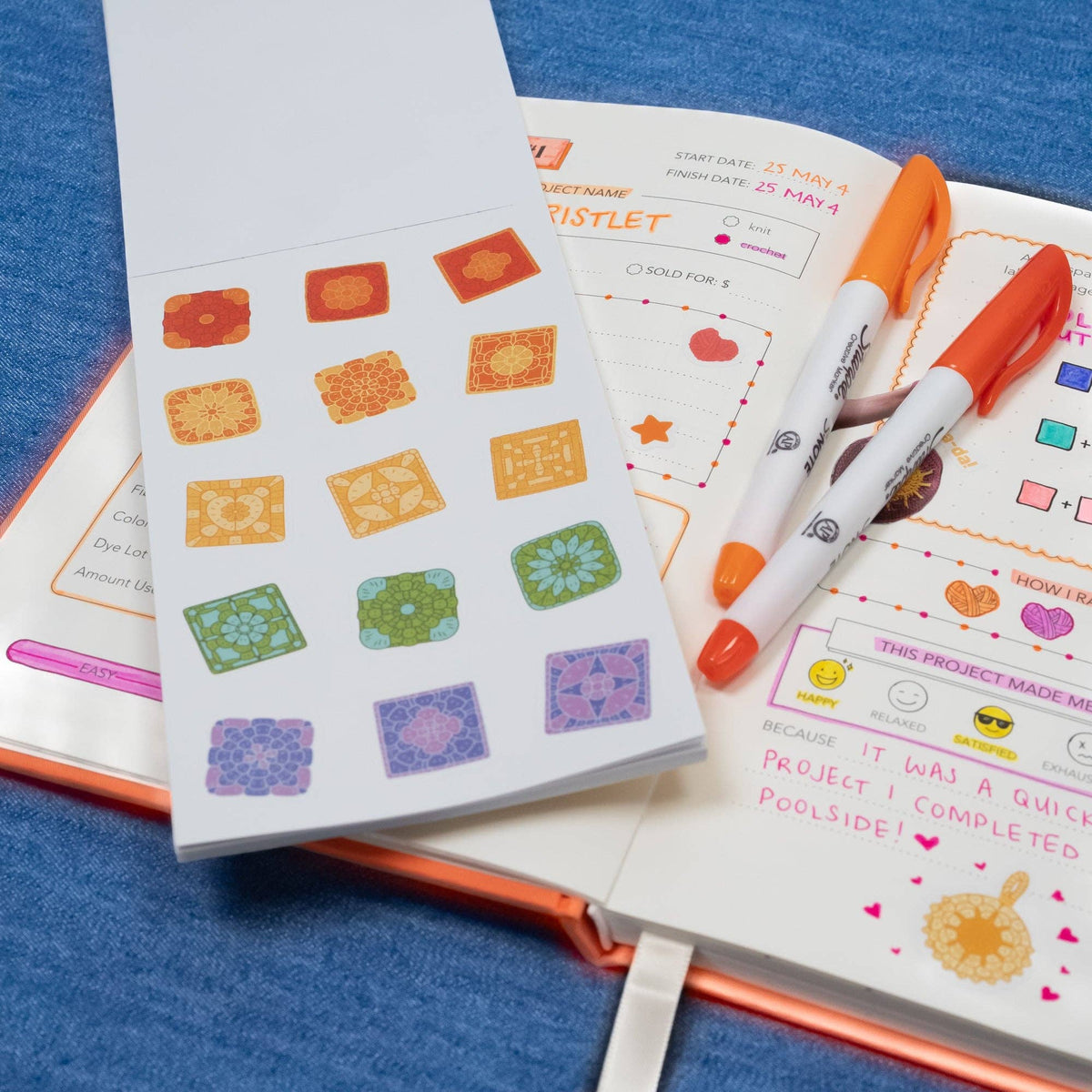 Yarn is My Love Language Sticker Book