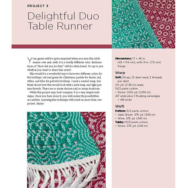 Creative Treadling with Overshot - Highlights