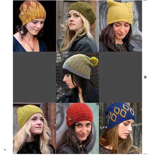Knit Hats with Woolly Wormhead - c