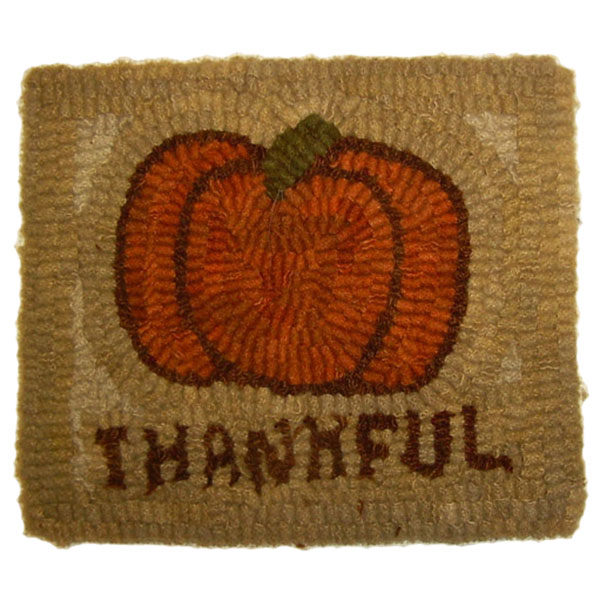 Beginner Rug Hooking Kit - Thankful Pumpkin - The Woolery