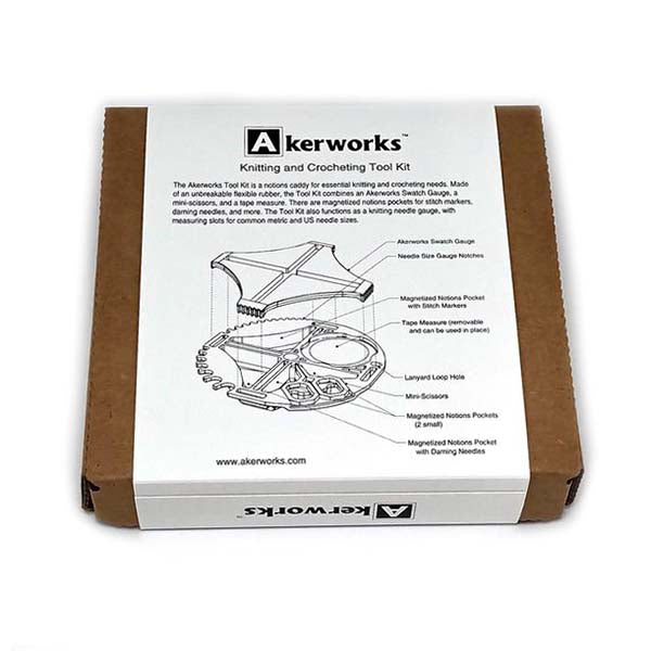 Akerworks Knitting and Crocheting Tool Kit - Package