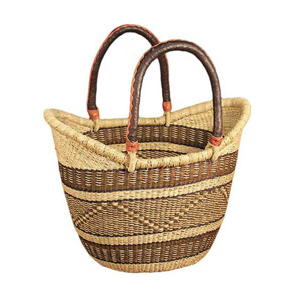 African Fair Trade Basket - Shopping Tote - 871242001861