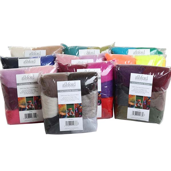 Ashford Corriedale Wool Felting Pack
