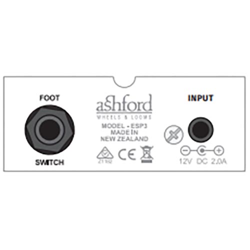 Ashford e-Spinner Foot Control - Plug Configuration