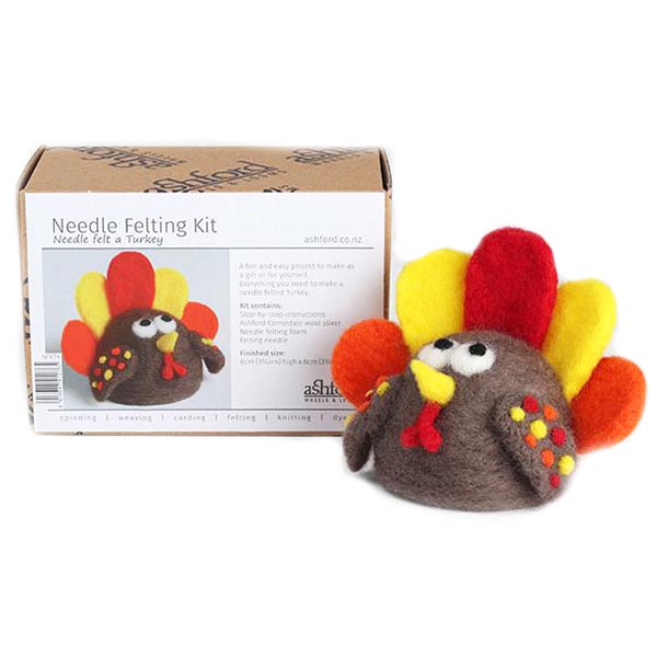 Ashford Needle Felting Kit - Turkey - 9418647412765