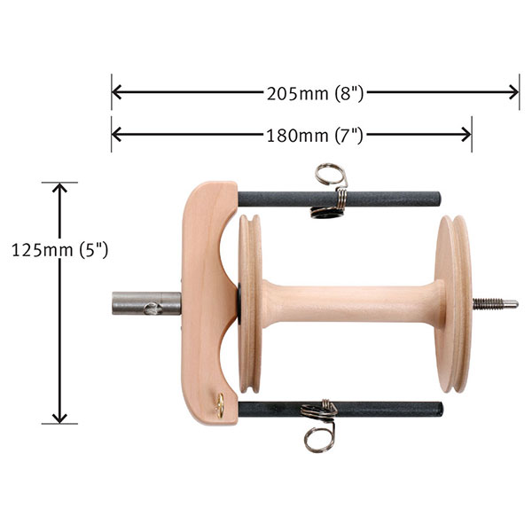 Ashford Joy Sliding Hook Flyer Kit Dimensions