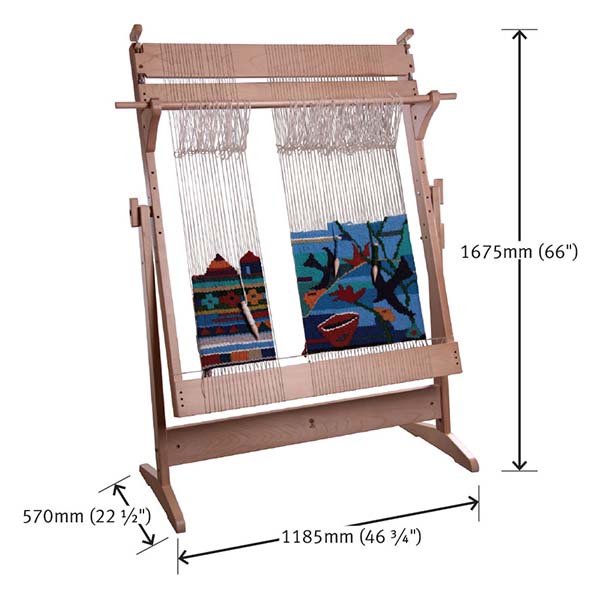 Ashford Tapestry Loom - Dimensions