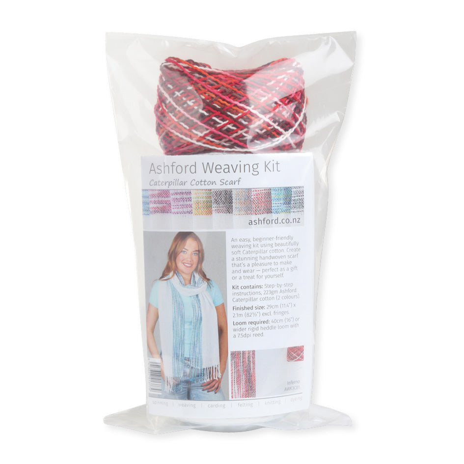 Ashford Weaving Kit 3 - Caterpillar Scarf Kit