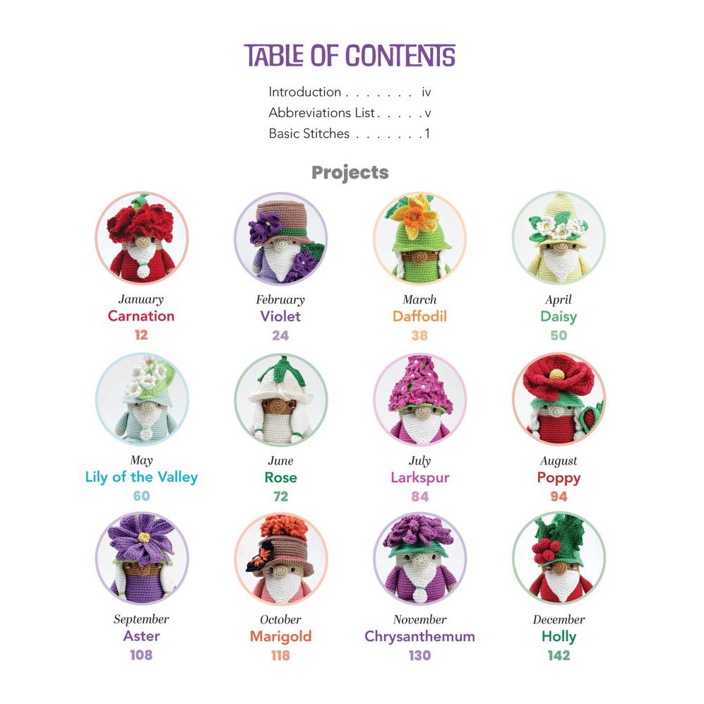 Flower Gnomigurumi - Projects