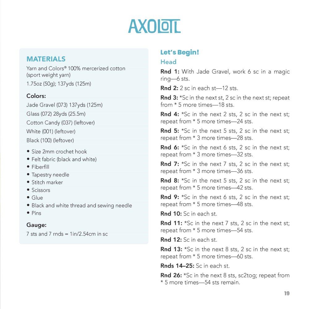 Creepigurumi - Instructions