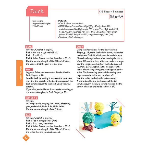 Adorable Mini Animals to Crochet - a