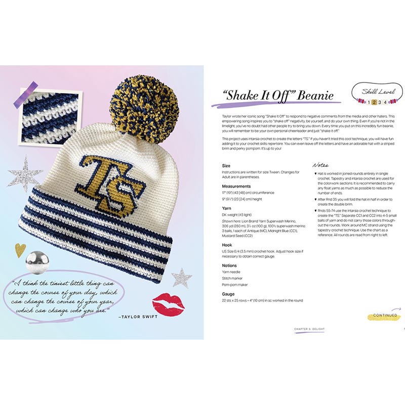 Unofficial Taylor Swift Crochet - Hat