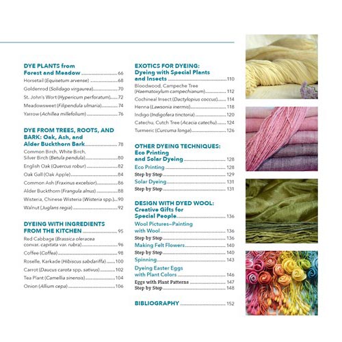 Natural Dyeing with Plants - Contents B
