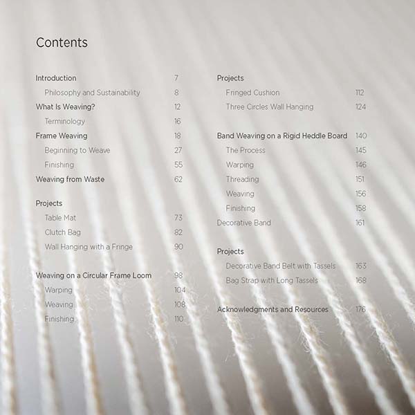 Weaving: The Art of Sustainable Textile Creation - Table of Contents