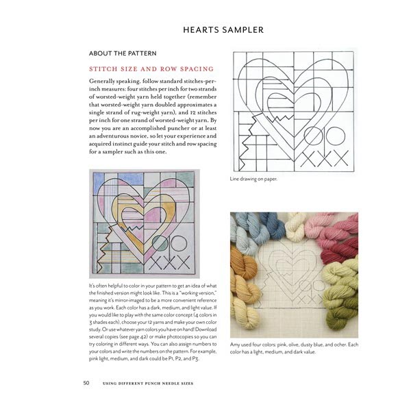 Intermediate and Advanced Punch Needle Rug Hooking - c