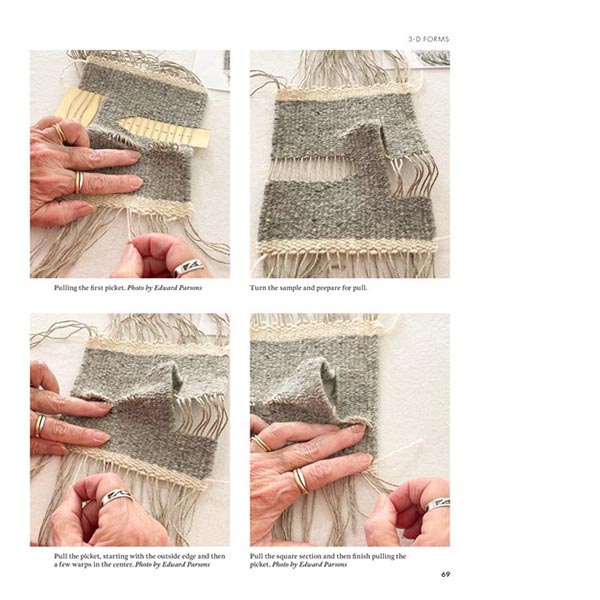 Tapestry with Pulled Warp - a