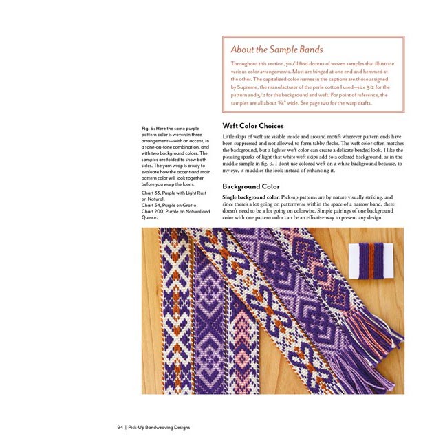 Pick-Up Bandweaving Designs - a