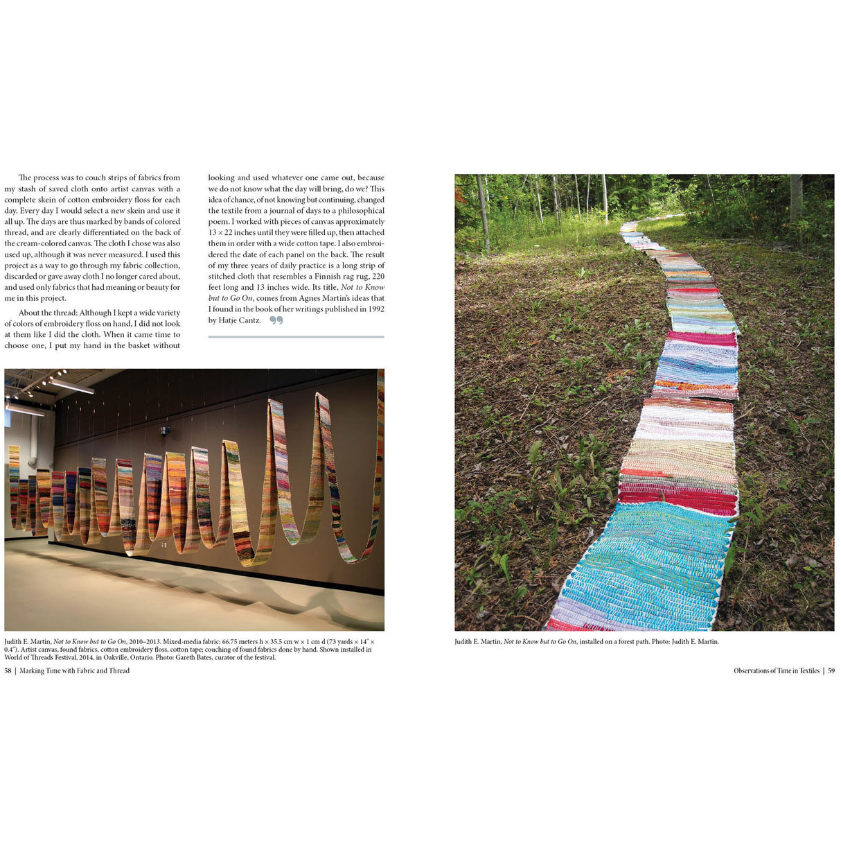 Marking Time with Fabric and Thread - The Woolery