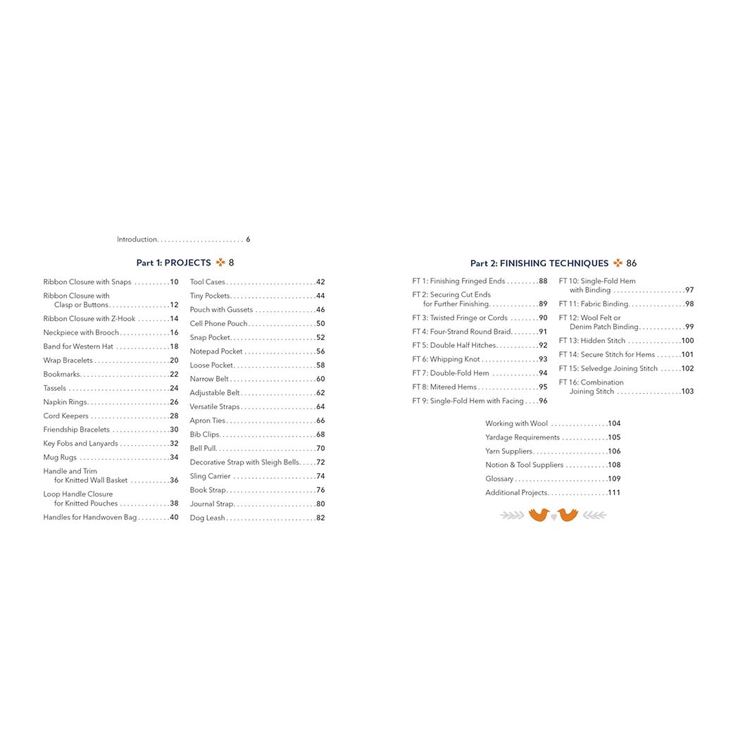 The Bandweaver's Project Book - Table of Contents