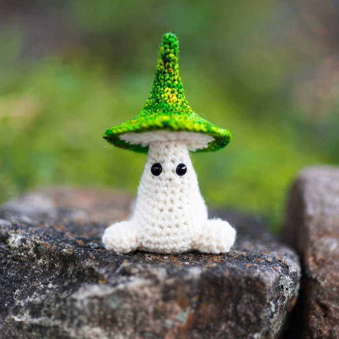 Crochet Snails & Mushroom Sprites - a