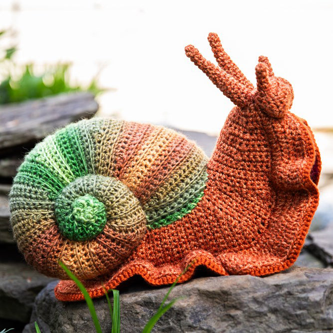 Crochet Snails & Mushroom Sprites - f