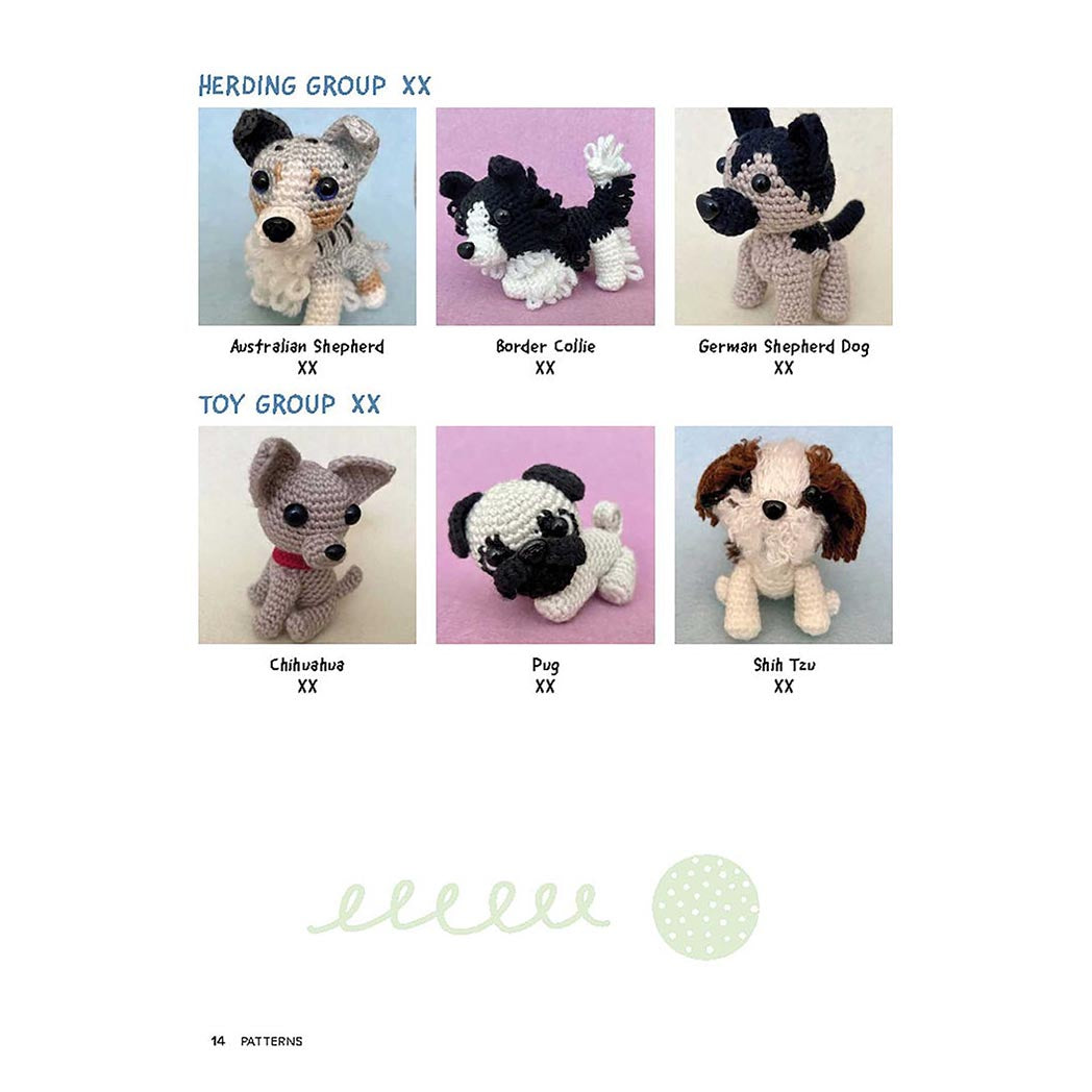 Amigurumi Dog Breeds - Table of Contents