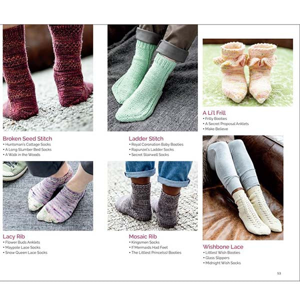 Knit 2 Socks in 1 - Collage