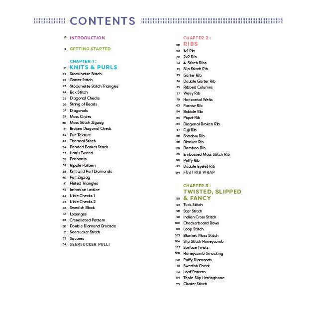 The Ultimate All-Around Stitch Dictionary - Table of Contents A