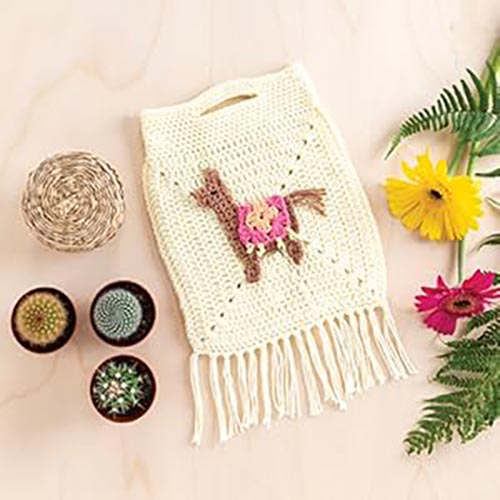 3D Granny Squares - Llama