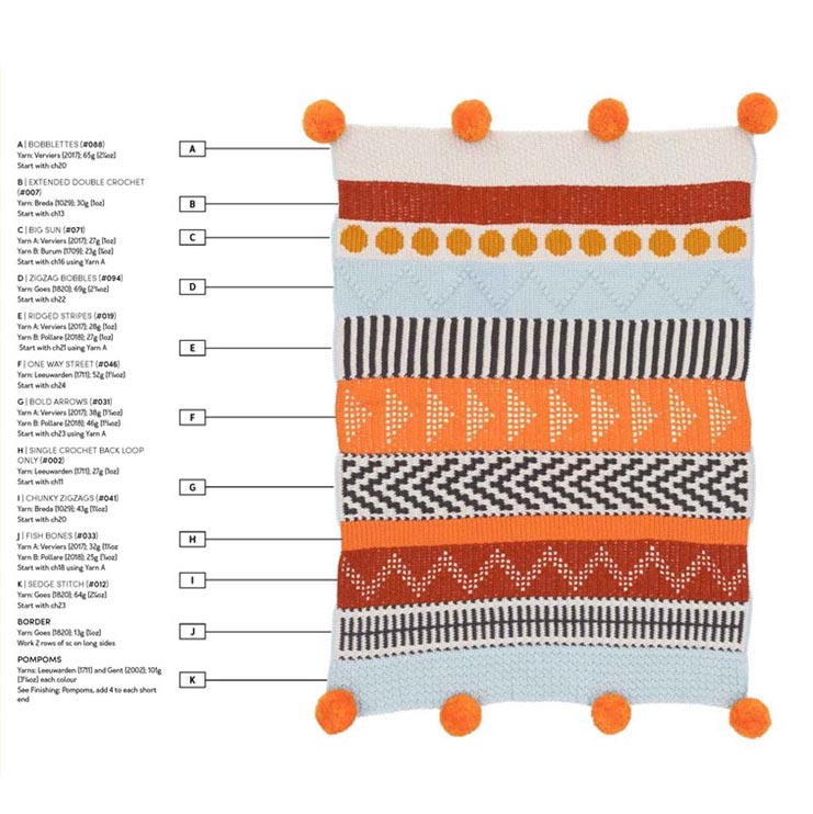 Mix and Match Modern Crochet Blankets - f