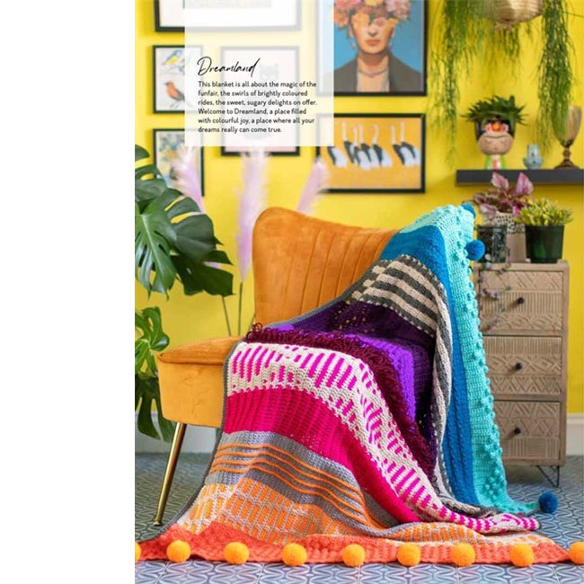 Mix and Match Modern Crochet Blankets - d