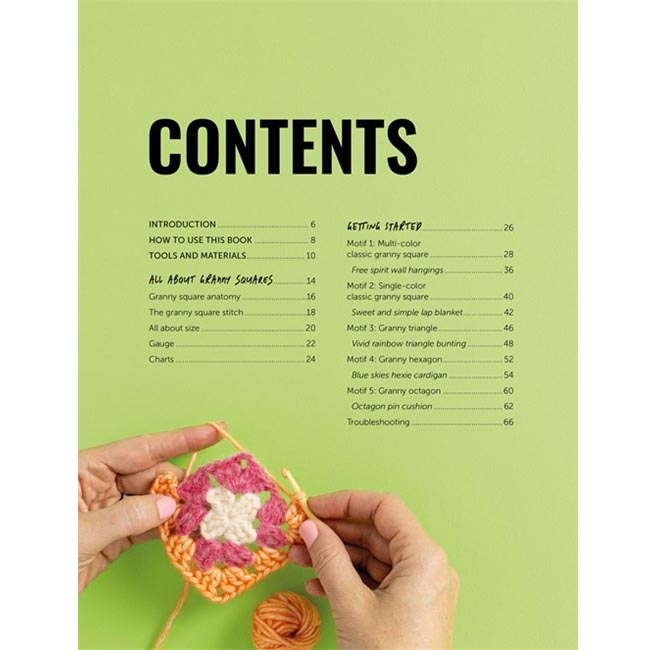 The Granny Square Crochet Bible - Table of Contents