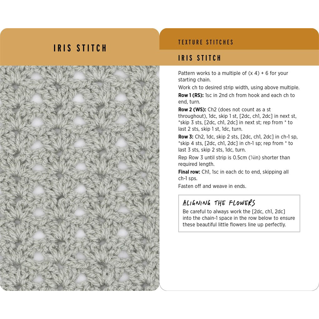 Crochet Stitches Card Deck