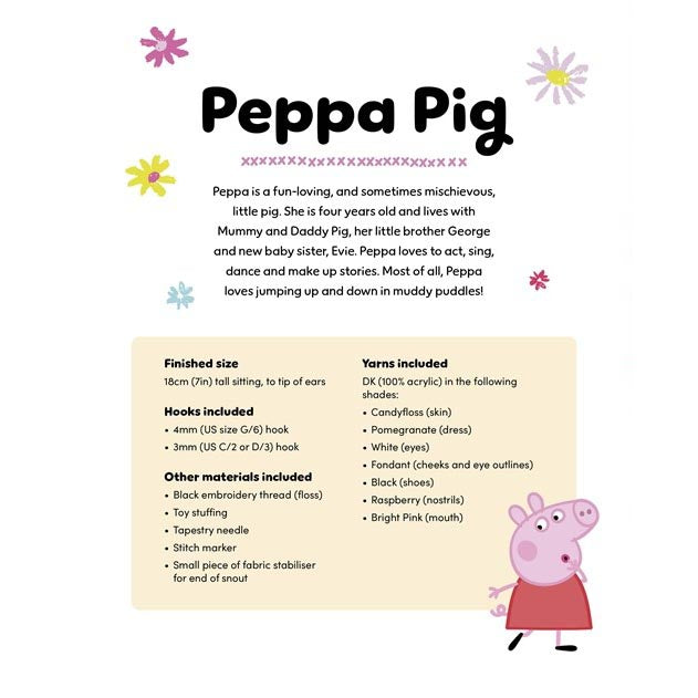Peppa Pig Crochet Book & Kit - Example 1