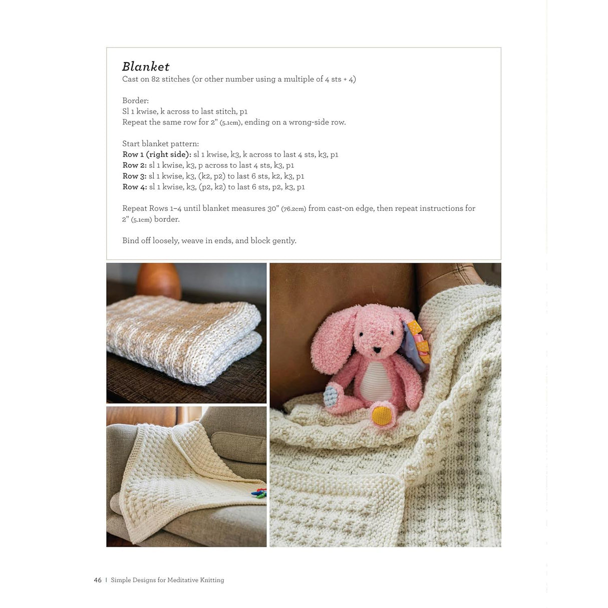 Simple Designs for Meditative Knitting - a