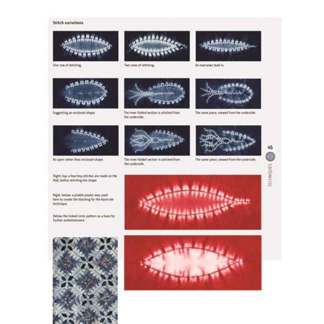 Stitched Shibori - b