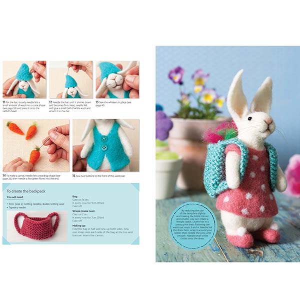 Needle Felting for Beginners - Rabbit Project