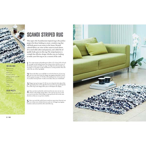 Rag Rugs, Pillows, & More - Scandi Striped Rug