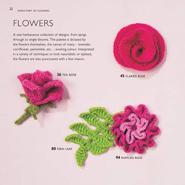 100 Flowers to Knit & Crochet - a