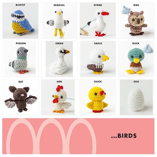 Mini Amigurumi Birds - Table of Contents Cont.
